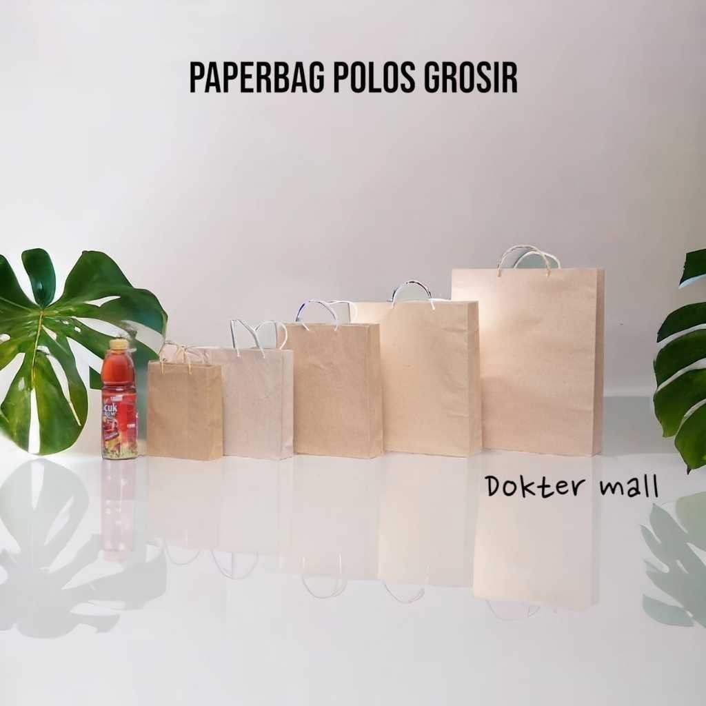 

PAPER BAG COKLAT POLOS - PAPERBAG POLOS - TAS KERTAS COKLAT