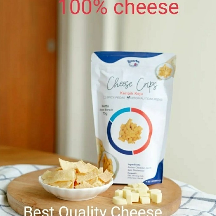 

New cheese crips keripik keju keto 75gr