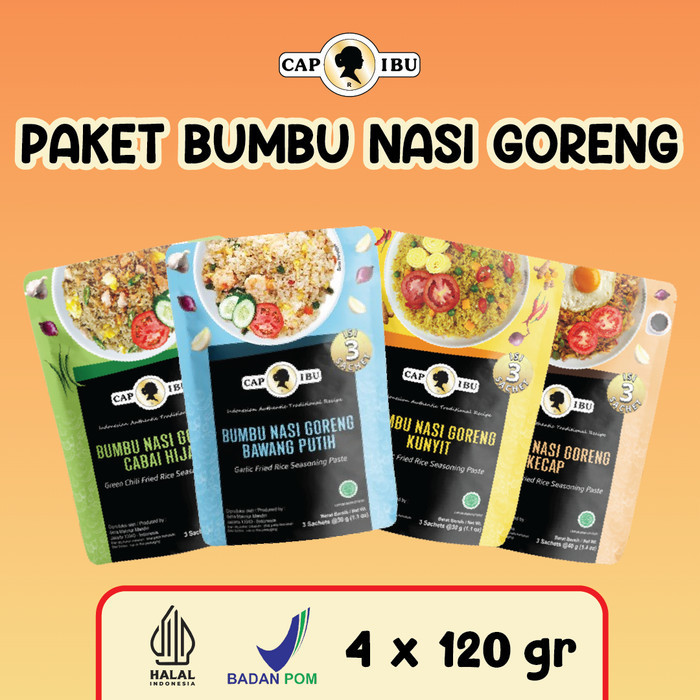 

[Terlaris] Cap Ibu Paket Bumbu Nasi Goreng Sachet Pouch Sachet All Variants