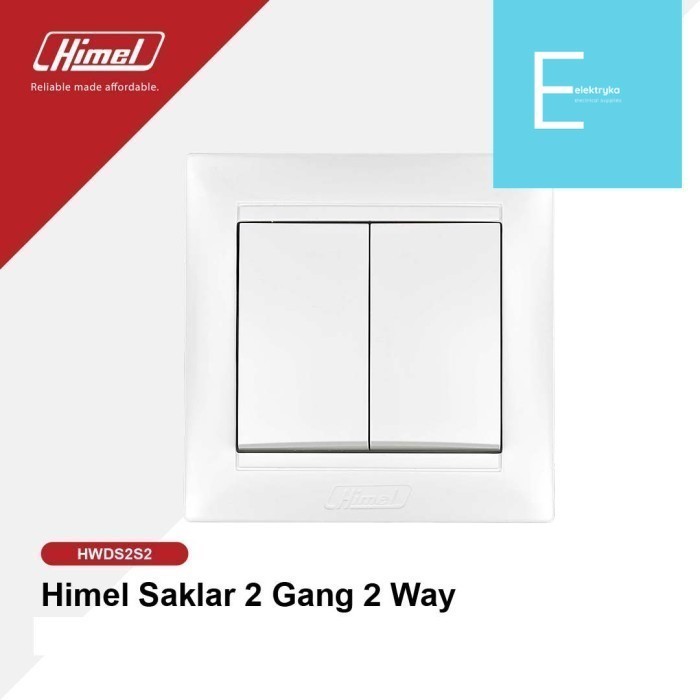Himel Saklar 2 Gang 2 Way