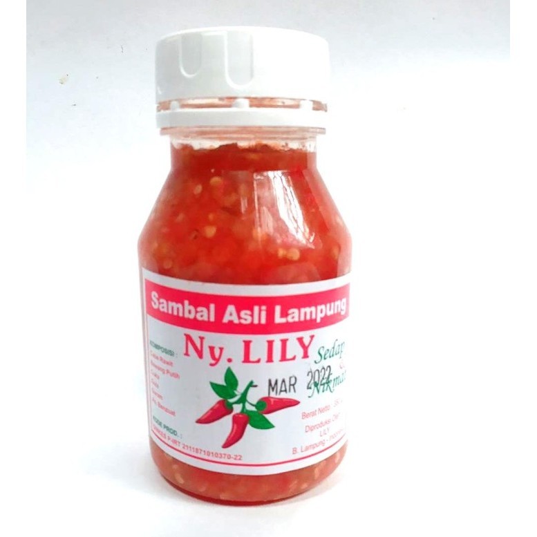 

Sambal Asli Lampung Ny. Lily - 350 gr