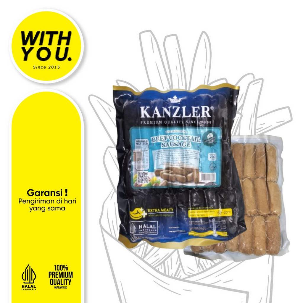 

Kanzler Sosis Beef Cocktail 250g
