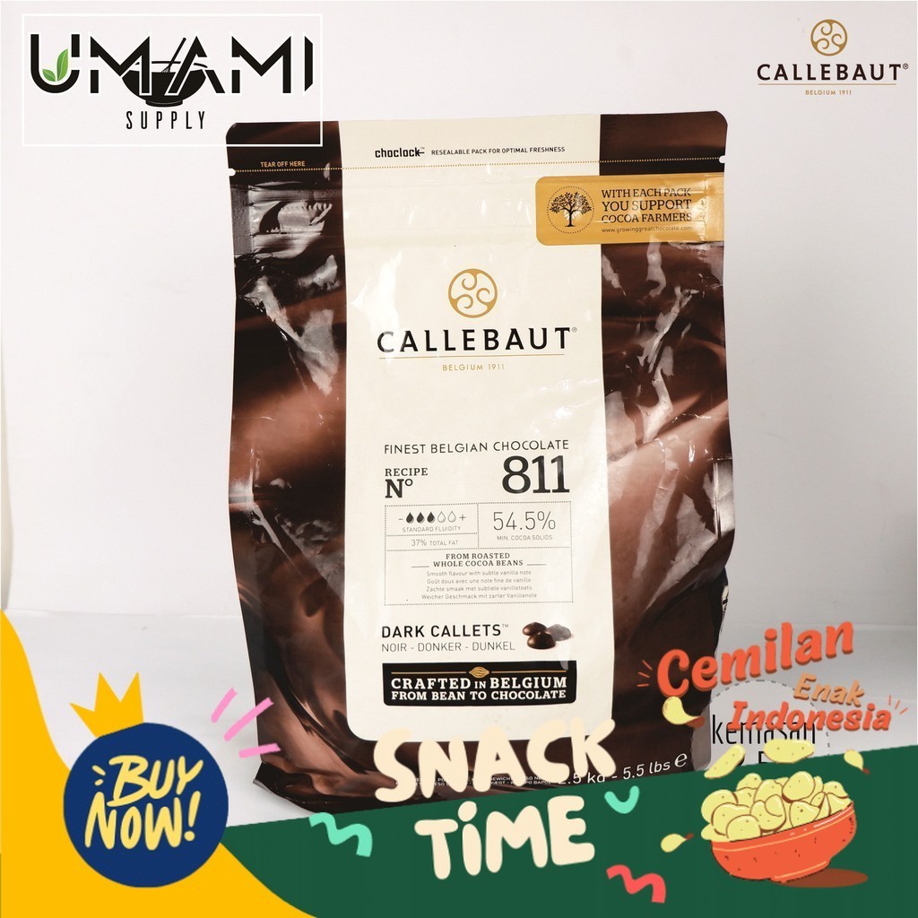 

Special Diskon Callebaut 811- Dark Chocolate 54.5% - REPACK 500gr