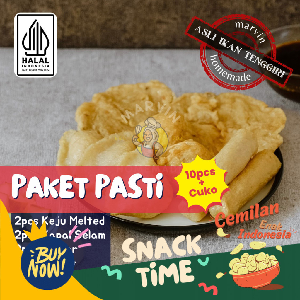 

Special Diskon MPEK-MPEK PASTI Ikan Tenggiri / Pempek Asli Palembang / Frozen Food / Paket Empek Empek / Jajanan Viral / Cemilan Enak / Oleh-oleh Premium / Kuah Cuko Kental / Aneka Rasa Nusantara / Makanan Khas Sumatera Selatan / Varian Kapal Selam