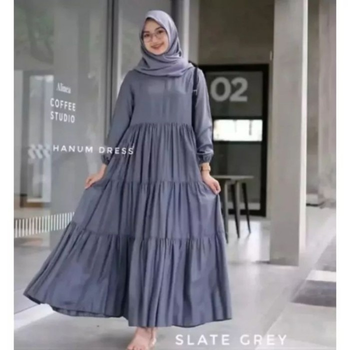 NEW/ gamis rayon rempel 3 / gamis premium jumbo / gamis susun rempel