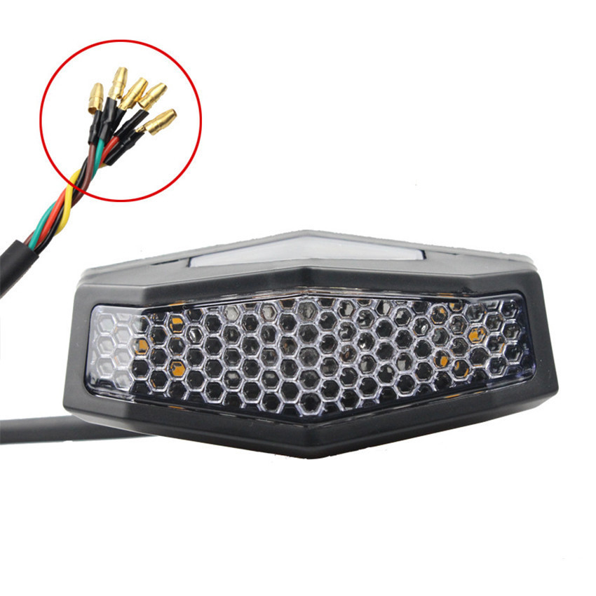 Lampu Belakang LED Untuk Sepeda Motor Motocross / Lampu Belakang Belakang Rem Sepeda Motor