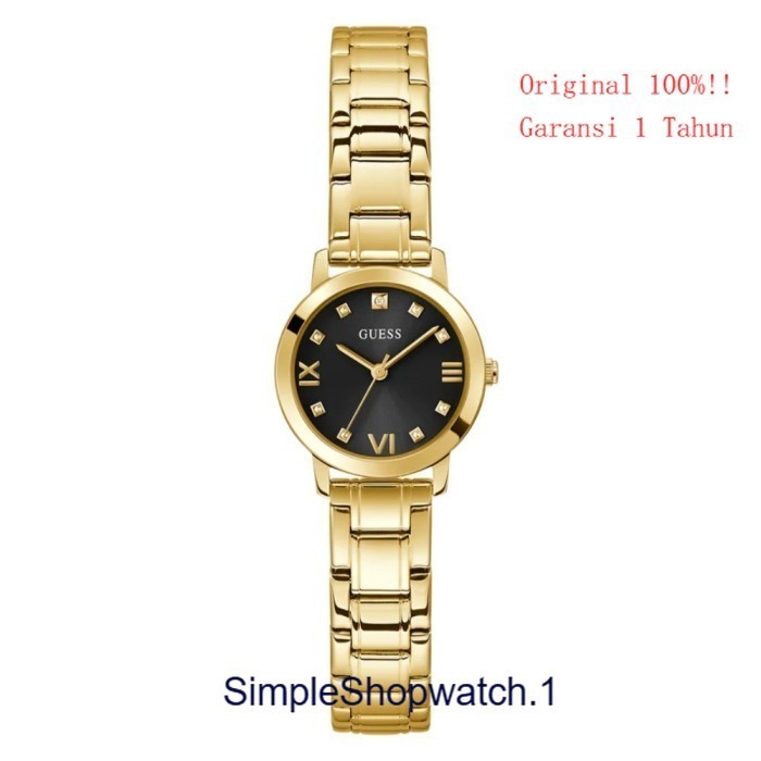 Origonal 100% GUESS GW0532L4 MELODY Jam Tangan Wanita  Gold Black Garansi Resmi 1 Tahun