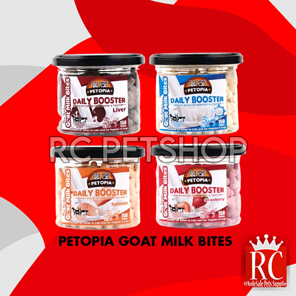 Suplemen Kalsium Kucing Anjing Petopia Goat Milk 150 Gram