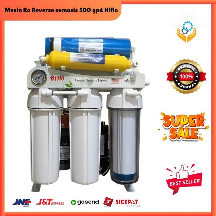Mesin RO 500 Gpd Filter air minum Reverse osmosis 500gpd Hiflo