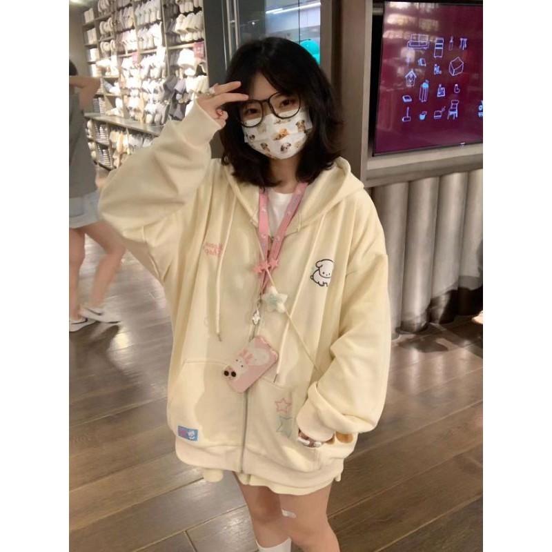 JAKET WANITA KEKINIAN LUCU OUTFIT OOTD FASHION PUPPY STAR MURAH KEREN PREMIUM