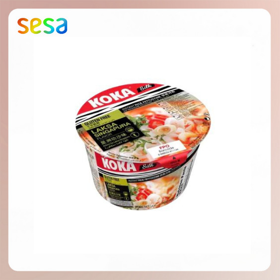 

KOKA Laksa Singapura Bowl Rice Noodle 70gr - Mie Instan Makanan Praktis