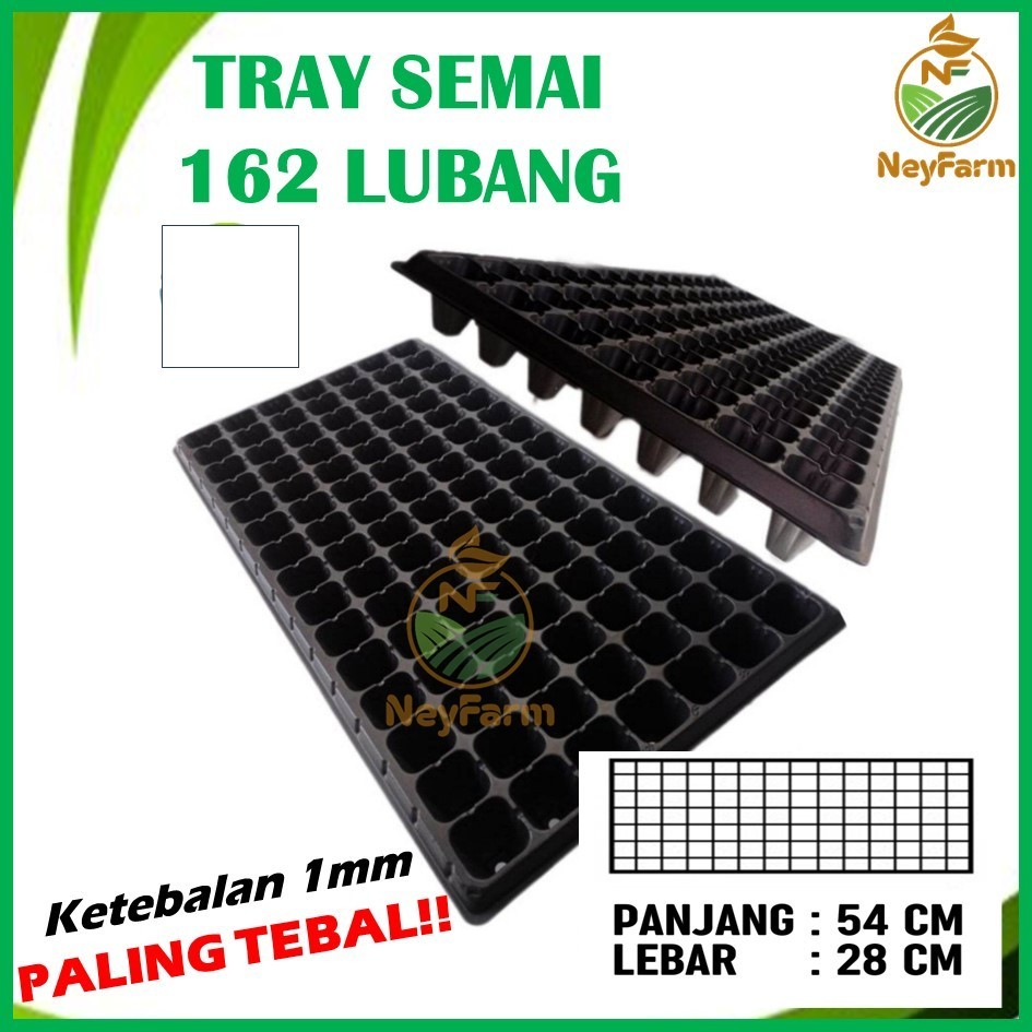 Tray Semai 162 Lubang Traypot Pot Bibit Tray Biji - Tray Semai