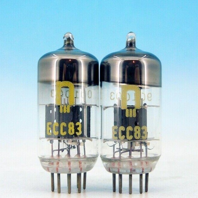 ECC83 12AX7 RFT Germany Twin Triode Preamp Tube Valve Tabung Audio
