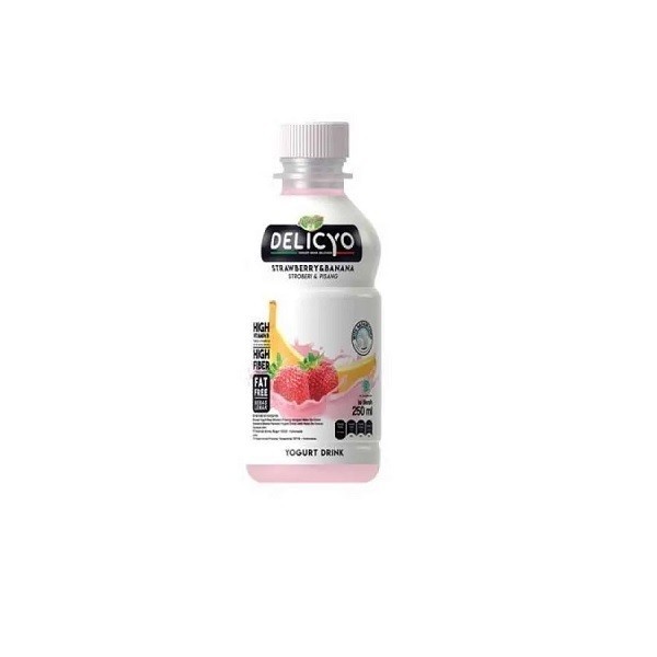 

DELICYO YOGURT DRINK STRAWB BANANA 250ML