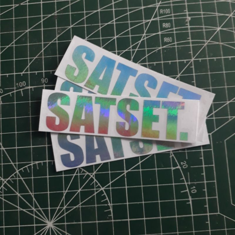 

STIKER SATSET