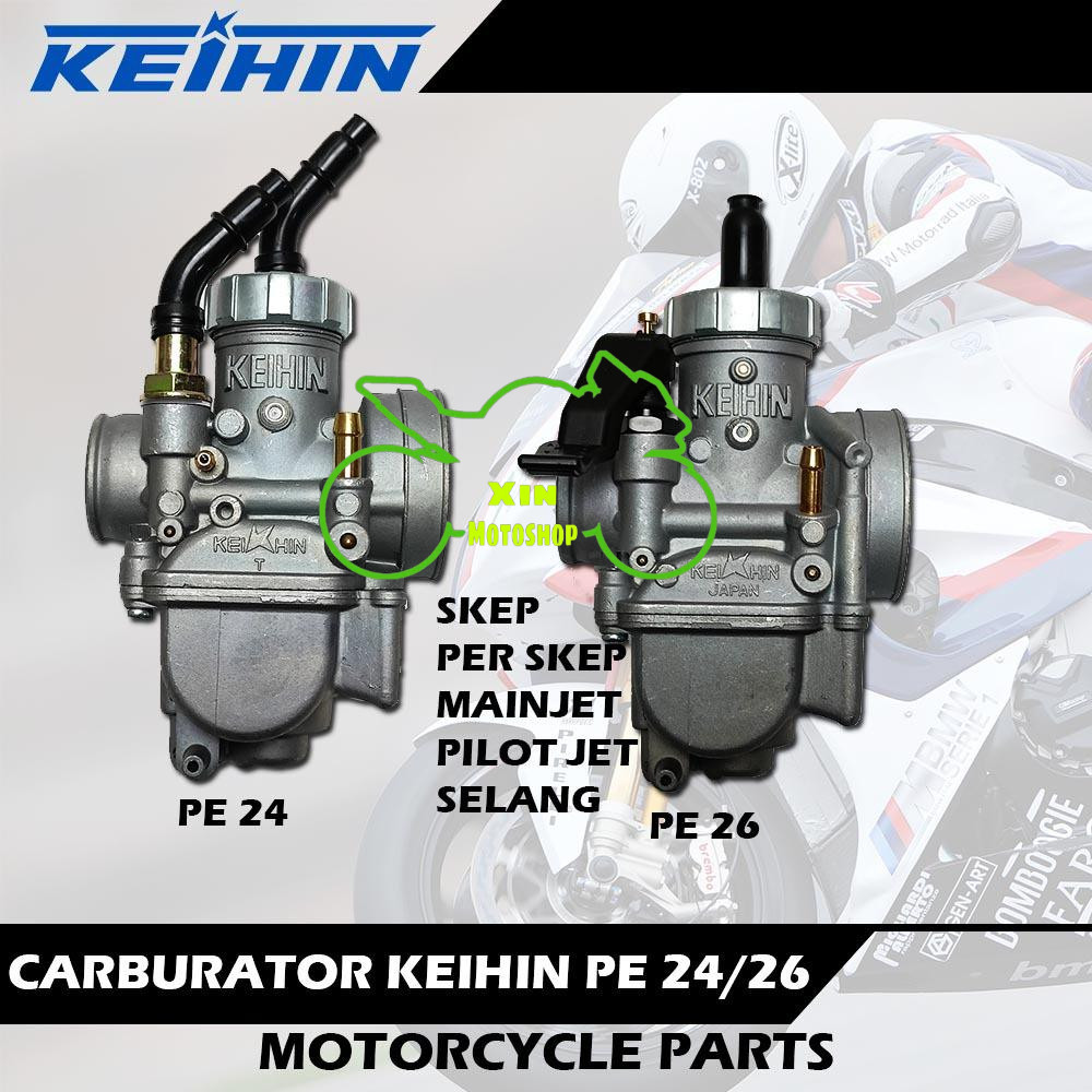 Karburator Karbu PE24 PE26 PE28 PWK28 PWK30 PWK 32 PWK33 PWK34 KEIHIN Original Universal Semua Motor