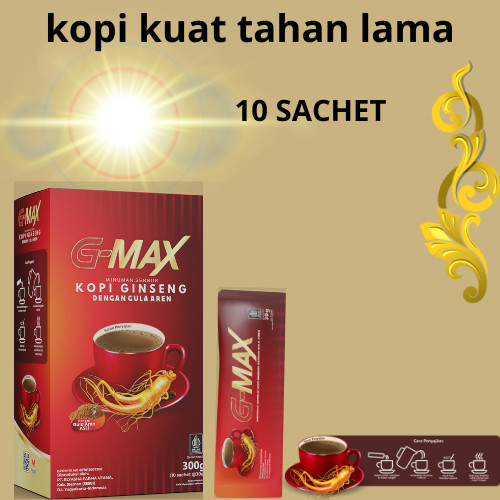 

Kopi Penambah Stamina Pria Dewasa - Gmax Kopi Herbal Pria Kuat Tahan Lama 100% Original