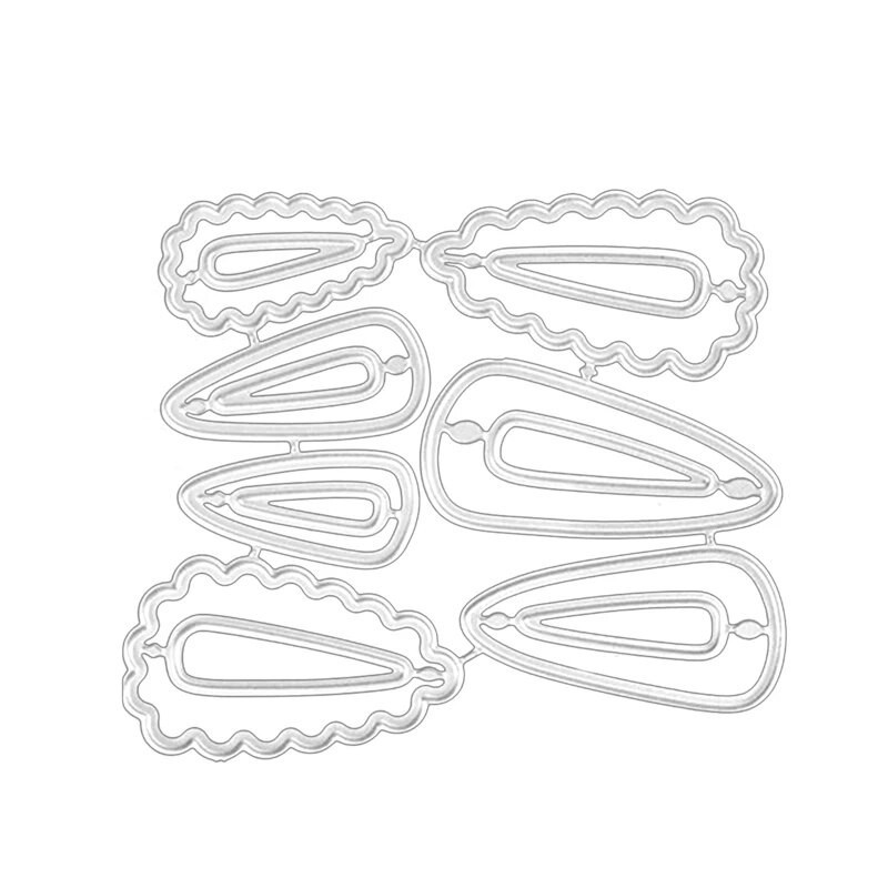 

K1MF Hairpin Metal Cutting Dies Stencil Scrapbooking DIY Album Stamp Paper Embossing