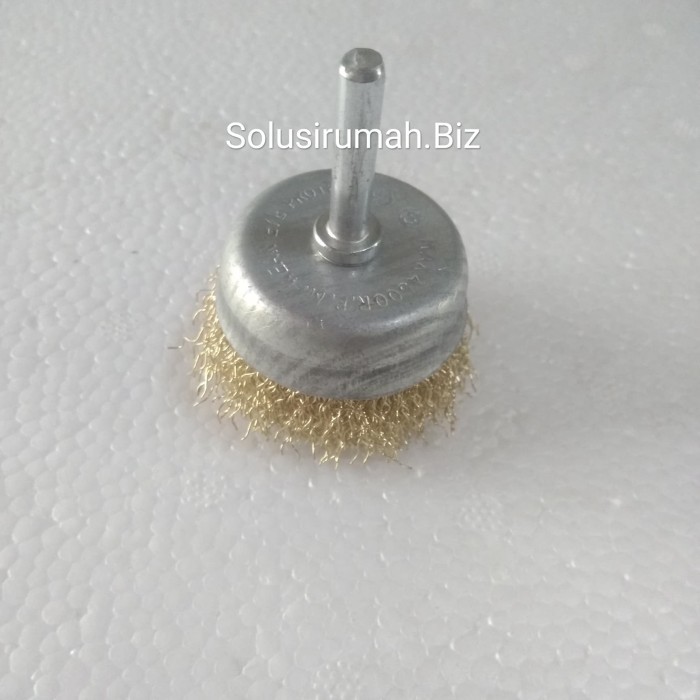 

SIKAT BAJA BULAT D48MM*T58MM MESIN BOR DIE GRINDER GAGANG END BRUSH(SP