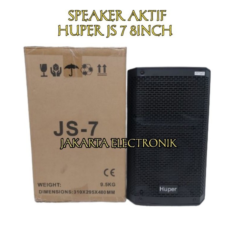 Speaker Aktif Huper Js 7 Original  Speaker 8Inch Garansi Resmi