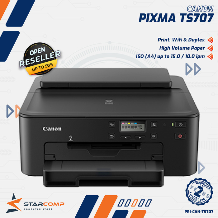 Printer Canon PIXMA TS707 WIFI Duplex ADF TS 707
