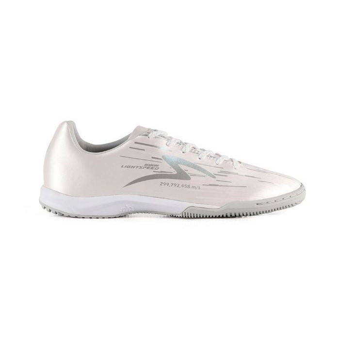 PROMO SEPATU FUTSAL PRIA SPECS LIGHTSPEED REBORN PUTIH SILVER SOL BERDECIT TREND 2024