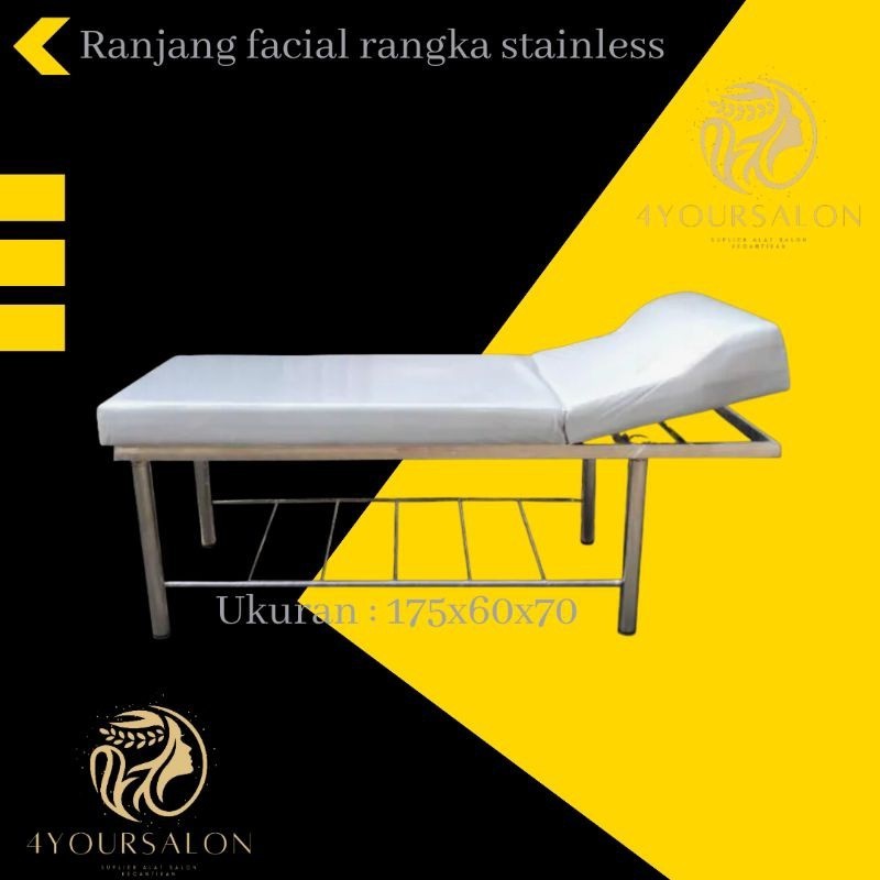Bed facial stainless ranjang facial stainless ranjang facial salon bedBed facial stainless ranjang f