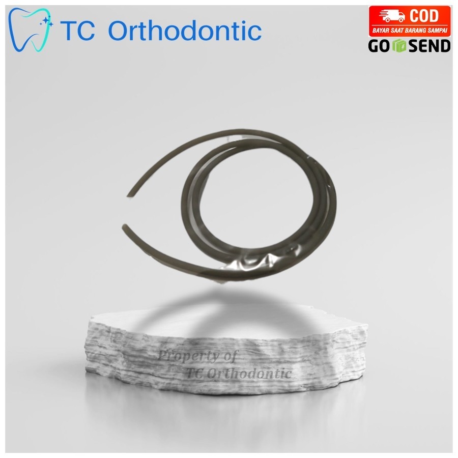 Karet Thailand Untuk Behel Gigi Warna Hitam / Karet Behel Gigi Thailand