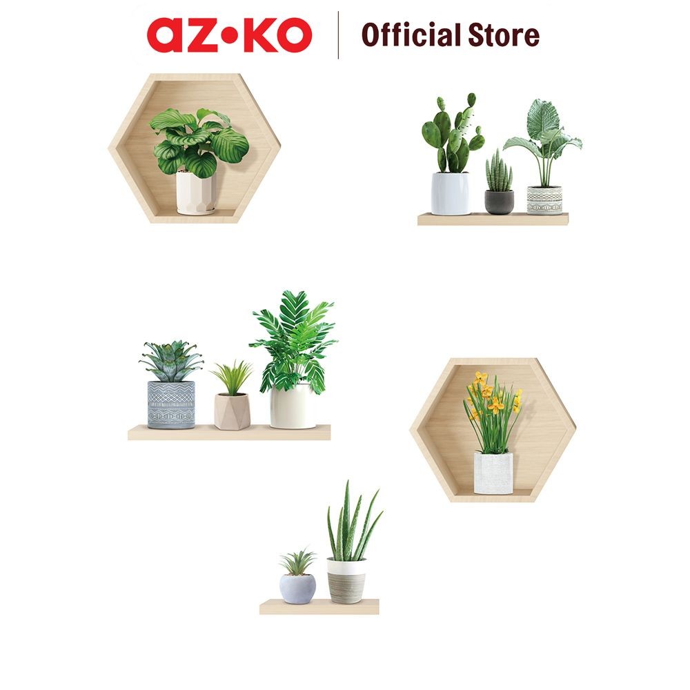 AZKO Forhom Stiker Dinding Plantpots Random wall sticker dekorasi rumah tempel hiasan tembok motif h