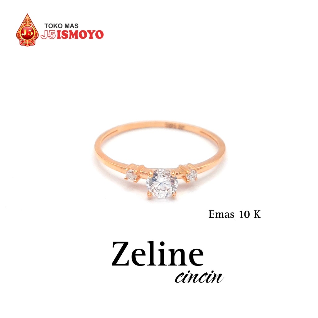 Cincin Emas Mas Asli Zeline J5 Ismoyo