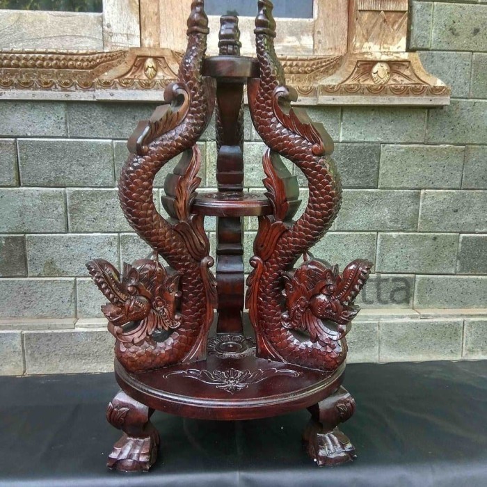 

Jagrak Stand Dudukan Tombak Model Dragon Kembar 3 Besar SH3532