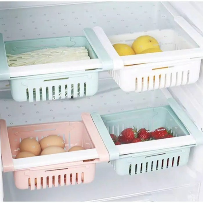 [DS] Laci Kulkas Kotak Penyimpanan Makanan Dalam Kulkas /