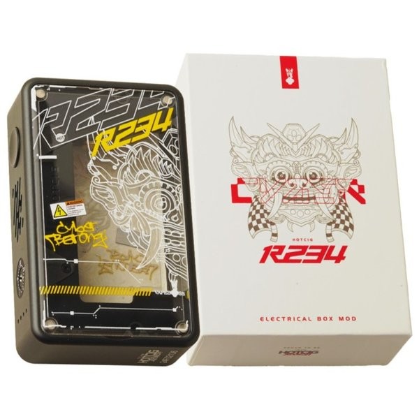 Hotcig R234 Box Mod Cyber Barong Shade Grey Authentic By Vapeboss