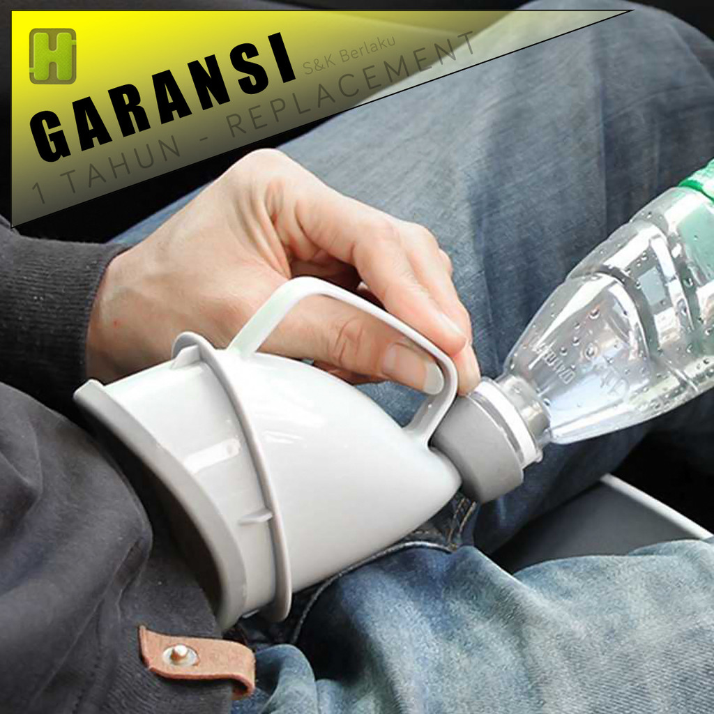 [COD] Urinator Travel Pispot Portable Emergency Toilet Pria Wanita Unisex Dewasa Silikon Silicone al