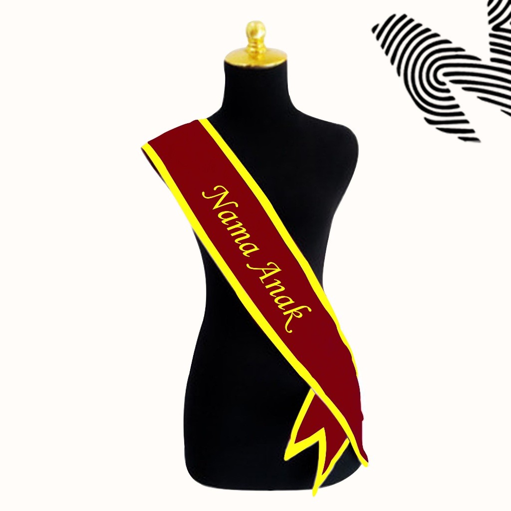 SELEMPANG WISUDA ANAK PAUD TK SD SELEMPANG ANAK FREE BORDIR NAMA Selempang Wisuda