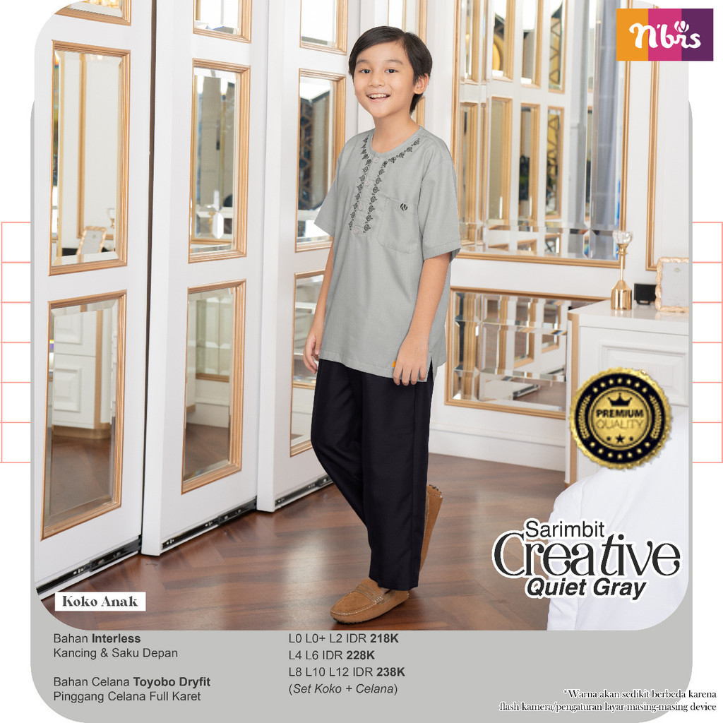 ORIGINAL NIBRAS Sarimbit Nibras Creative Koko Anak BEST SELLER - BISA COD Koko Anak Laki Laki - Koko