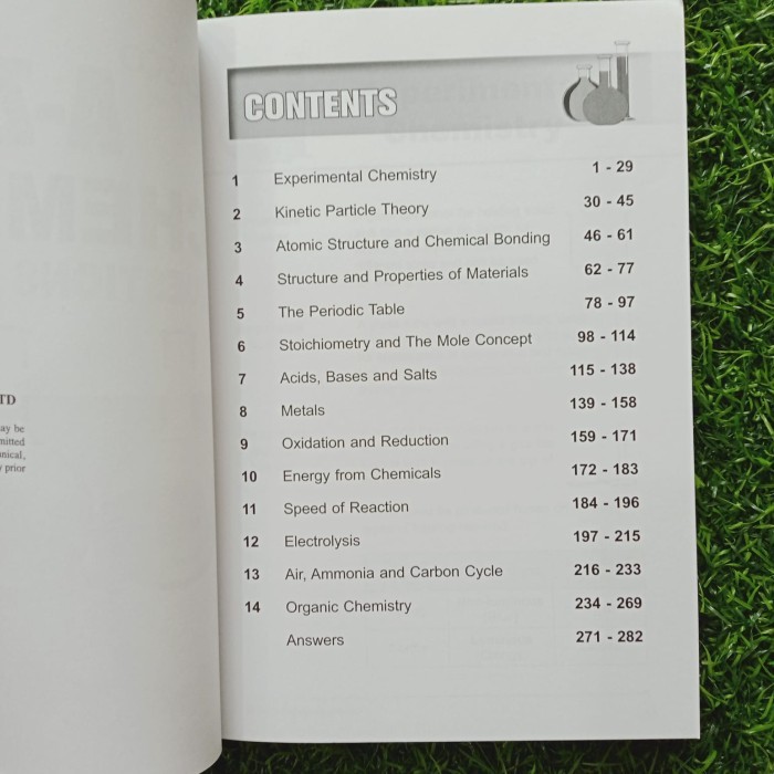 

A-Z for O Level Chemistry Questions & Answers