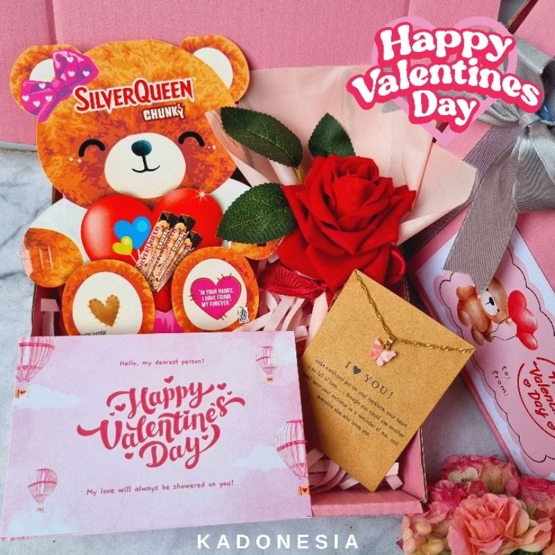 

kado valentine anniversary ulang tahun suami pacar istri pasangan murah / Hampers Coklat Valentine / Kado Valentine Romantis / Hadiah Cewek ( RORA )