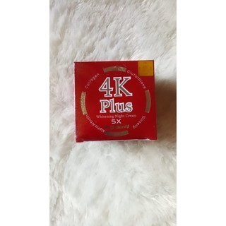 4K PLUS WHITENING NIGHT CREAM GOJI BERRY alpha arbutin collagen ginsen - Goji Berry