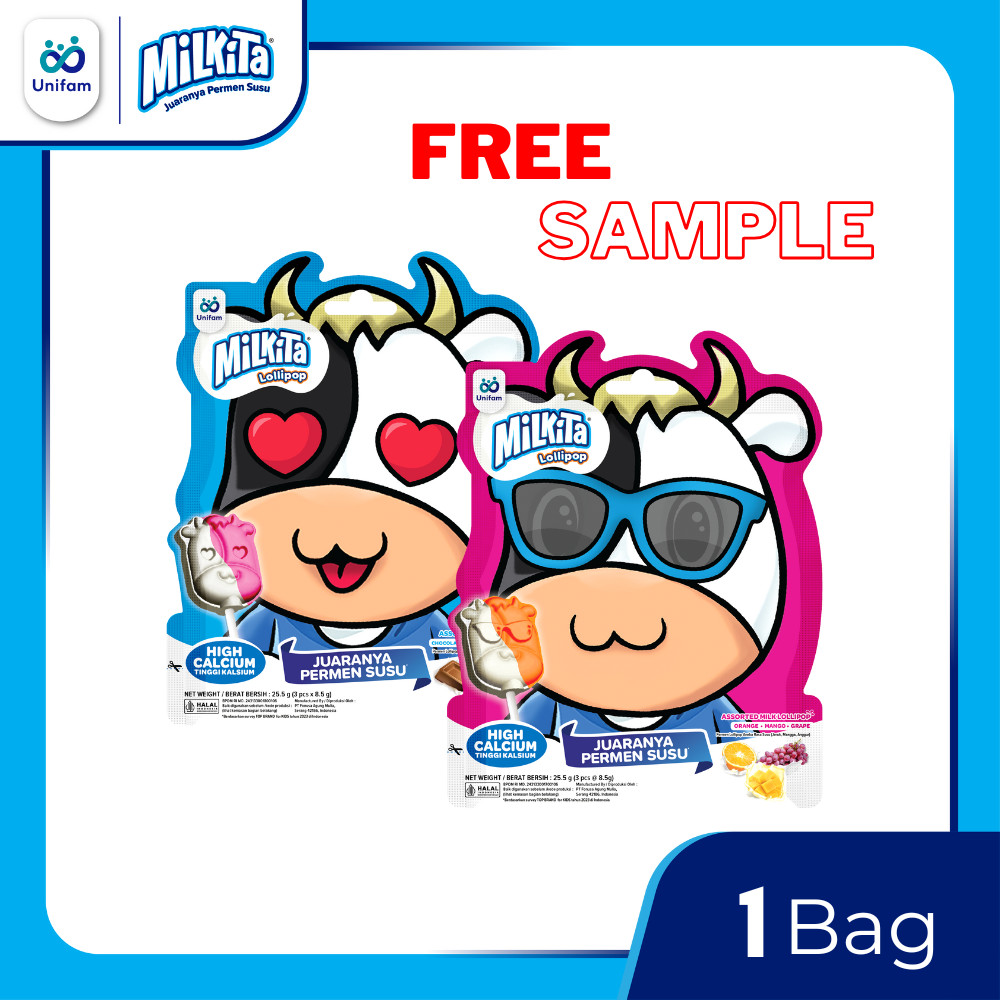 

FREE SAMPLE Milkita Milki - Rasa Random (Isi 3 Pcs)