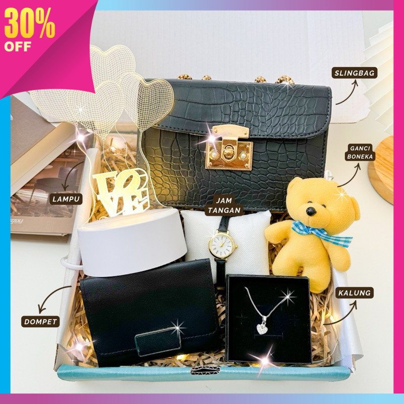 

kado buat pacar gebetan bestie Unik Kreatif Lucu / Kado Hampers Gift Box Hadiah Ulang Tahun Perempuan Wanita Cewek Wisuda Graduation Pernikahan Wekado HANNI