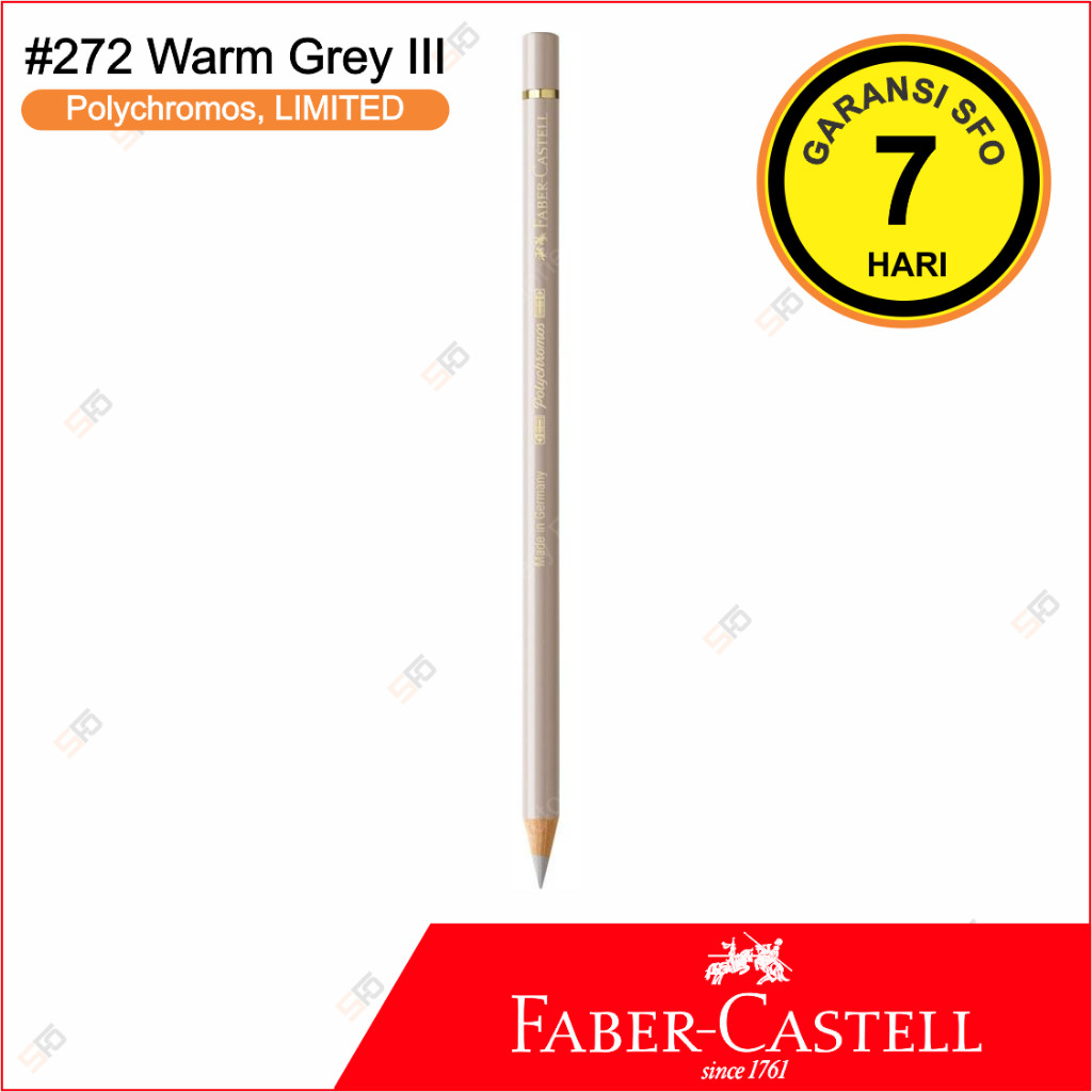 

Alat Tulis Murah LE Polychromos Faber Castell Satuan - 272 Warm Grey III - Limited Edition - SFO Semarang Official