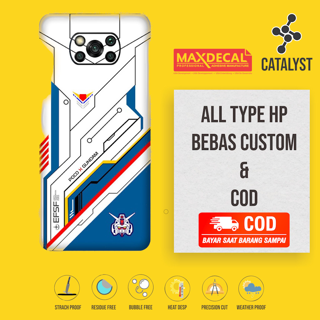 Garskin Poco X3 NFC X3 PRO Fullbody  gundam2