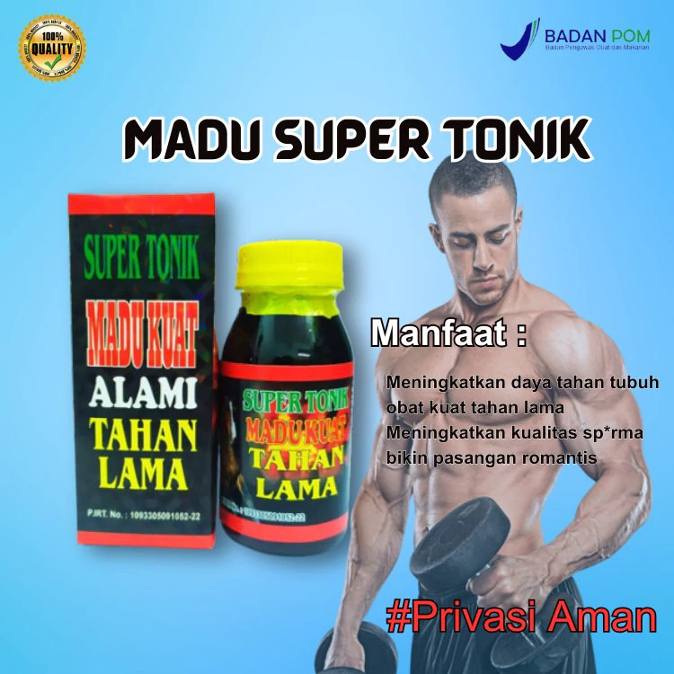 

MADU SUPER TONIK HERBAL ALAMI TAHAN LAMAa isi 60ml
