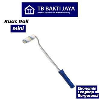 Kuas roll cat kecil/Kuas rol kapal 4" inch/kuas tembok minyak refill