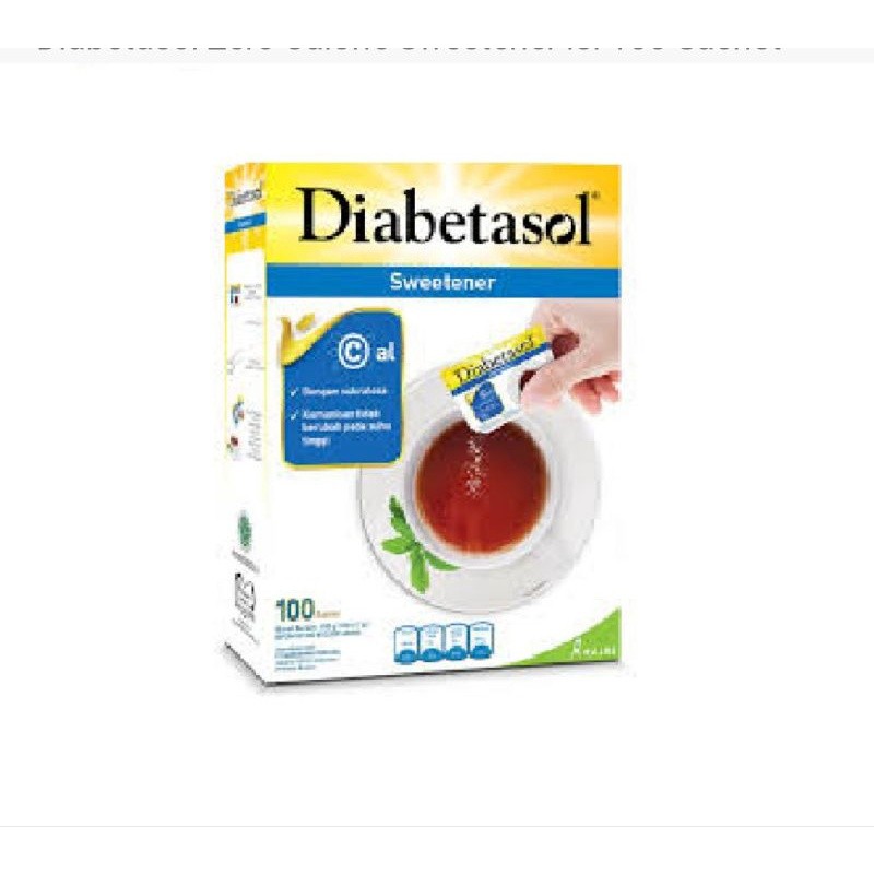 

DIABETASOL sweetener 100 SACHET GOSEND ONLY!!!