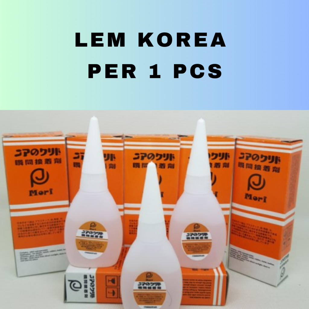 

Lem Korea MR super glue lem setan per 1 Pcs / T M