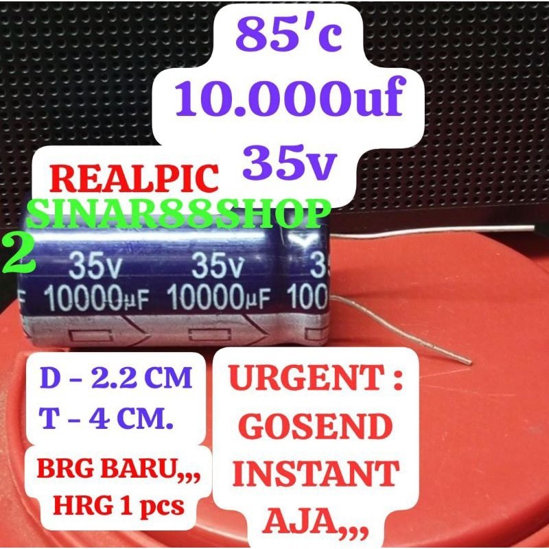 ELCO 10000uf35v 10000uf 35v 10000 35v 10000uf 35v ELCO ELKO CAPASITOR KAPASITOR PSU MESIN LAS POWER 