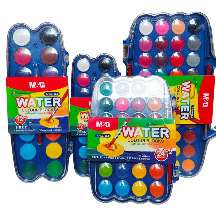 

M&G water colour blocks APL976L / cat air - 12+2 colour