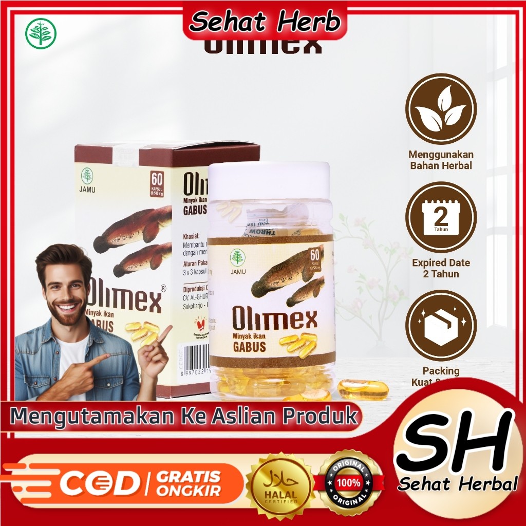 Olimex ekstrak ikan gabus albumin ikan gabus pasca operasi kapsul ikan gabus Olimex Mempercepat Keri